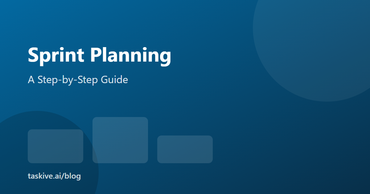 Sprint Planning That Doesn't Waste Half a Day: A Guide for Small Teams